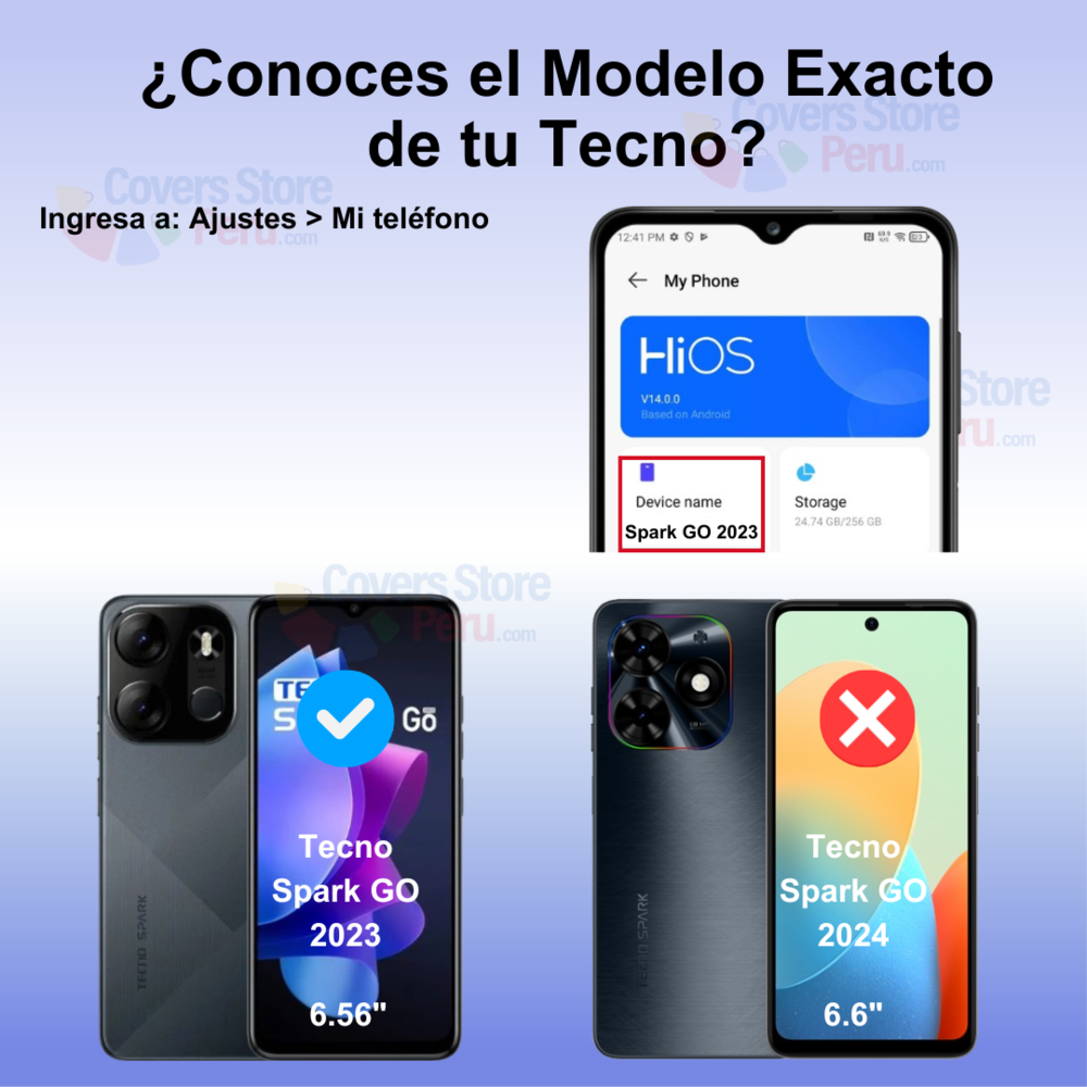 Mica Protector para Tecno Spark Go 2023 Vidrio Templado OG