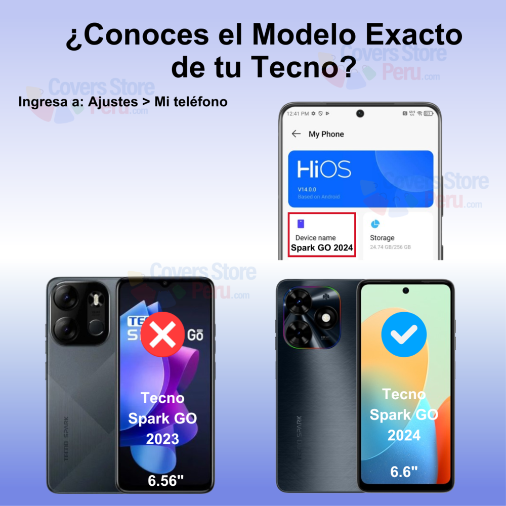 Mica Protector para Tecno Spark Go 2024 Vidrio Templado OG