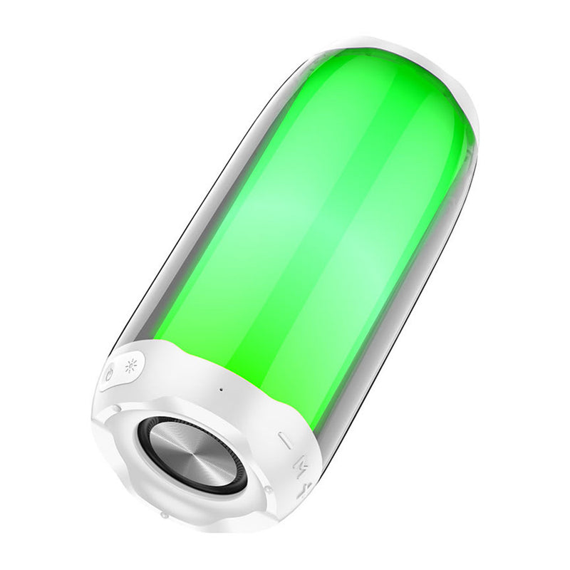 Parlante Inalámbrico BT V5.0 Con Luces LED Hoco HC8 Verde