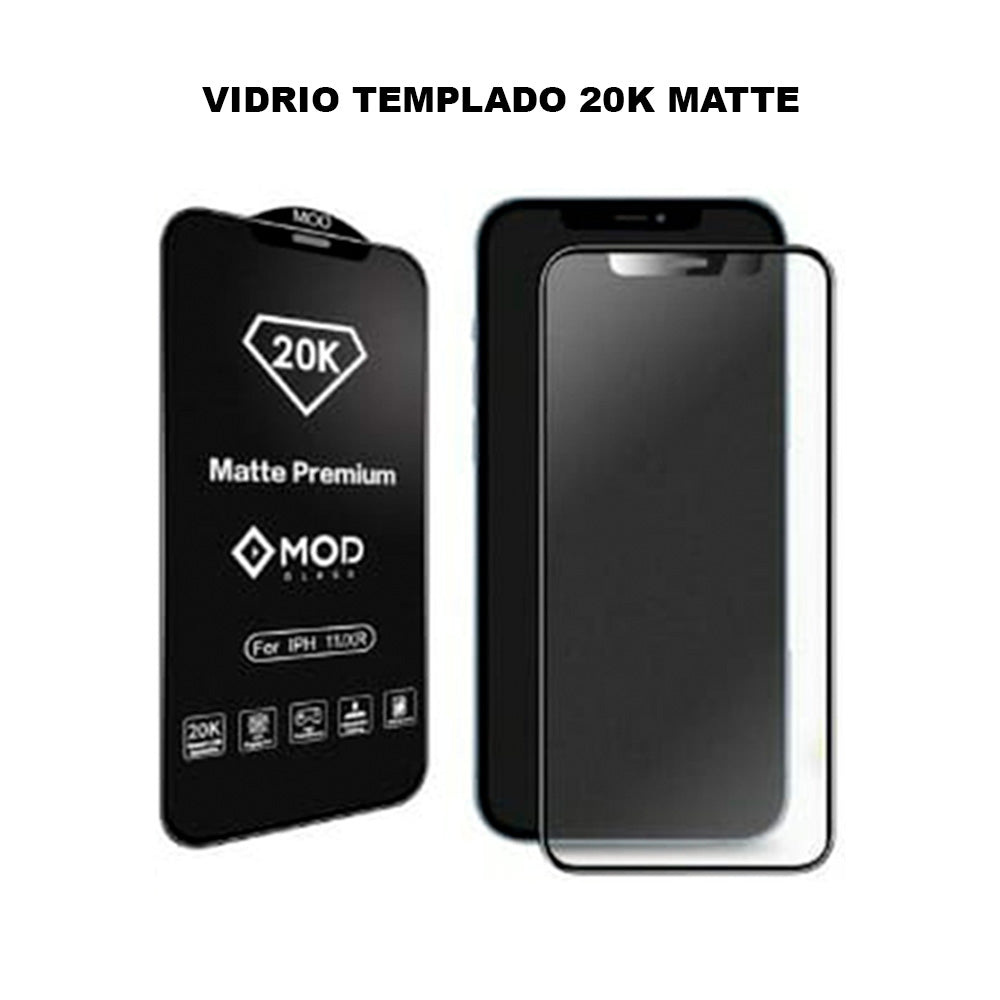 Vidrio Templado Matte Opaco Full Cover, iPhone 11