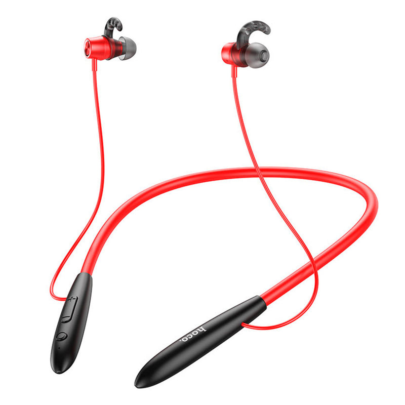Audífonos Bluetooth V5,1 Deportivo con Cable Hoco ES61 Rojo