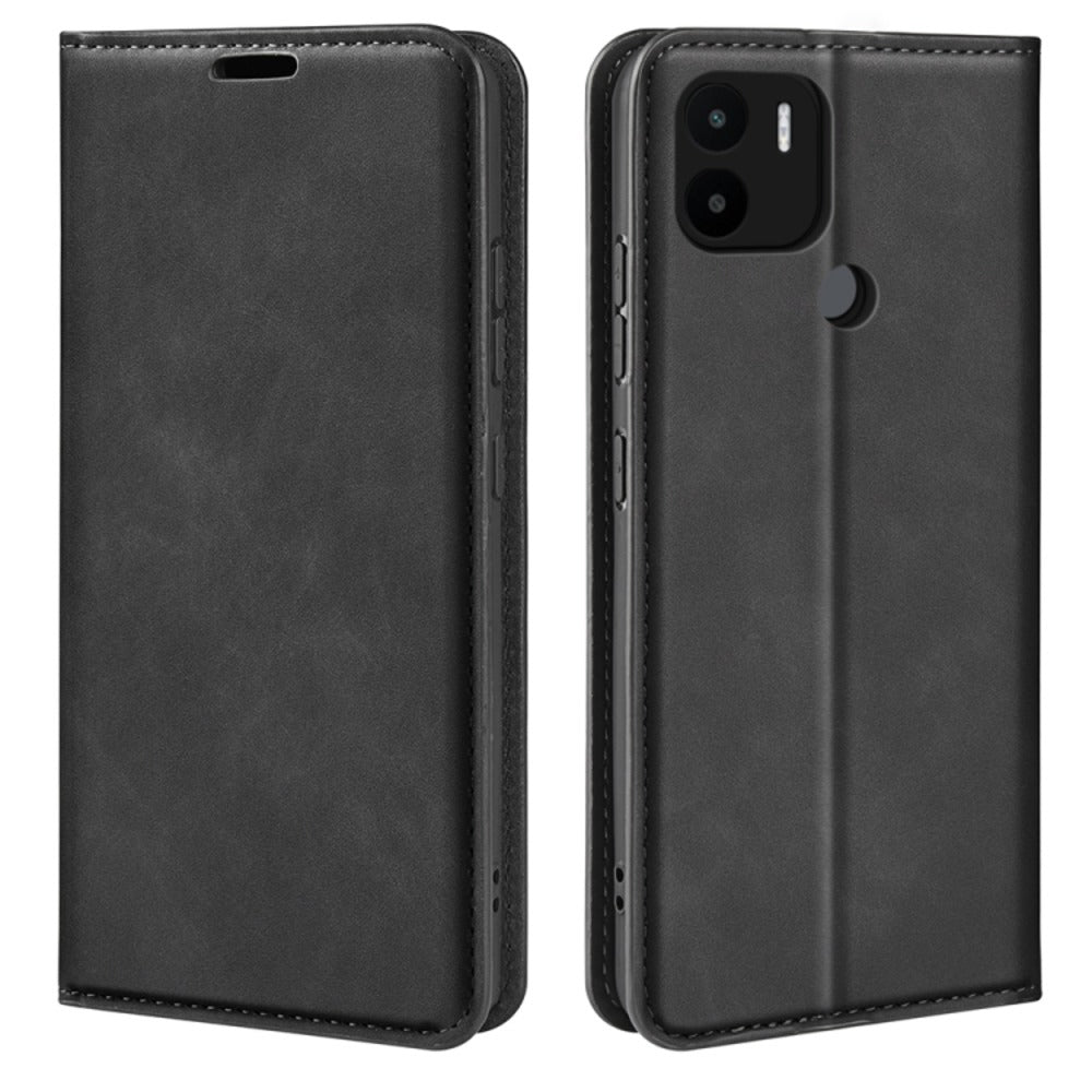 Funda para Xiaomi Redmi A1 Plus Flip Cover Negro Antigolpe