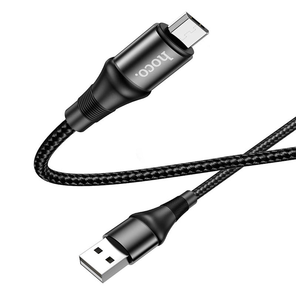 Cable USB a Micro USB V8 1m Hoco X50 Negro De Alta Calidad