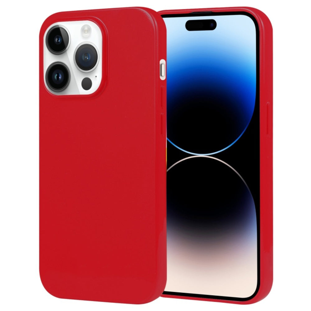 Funda Case para Xiaomi Redmi 15 Jelly Pearl Rojo
