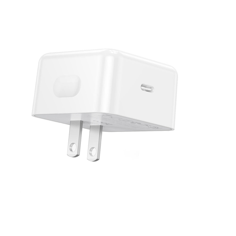Cargador Pared Hoco C161 Carga Rapida PD40W Dado Blanco