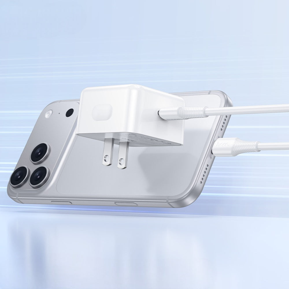 Cargador Cable Hoco C161 Tipo C a C 40W Speed Fast Blanco