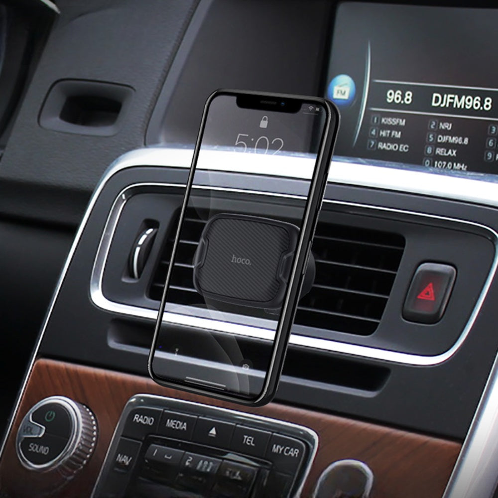 Soporte Celular para Auto Hoco CA65 Magnetico Rejilla Negro