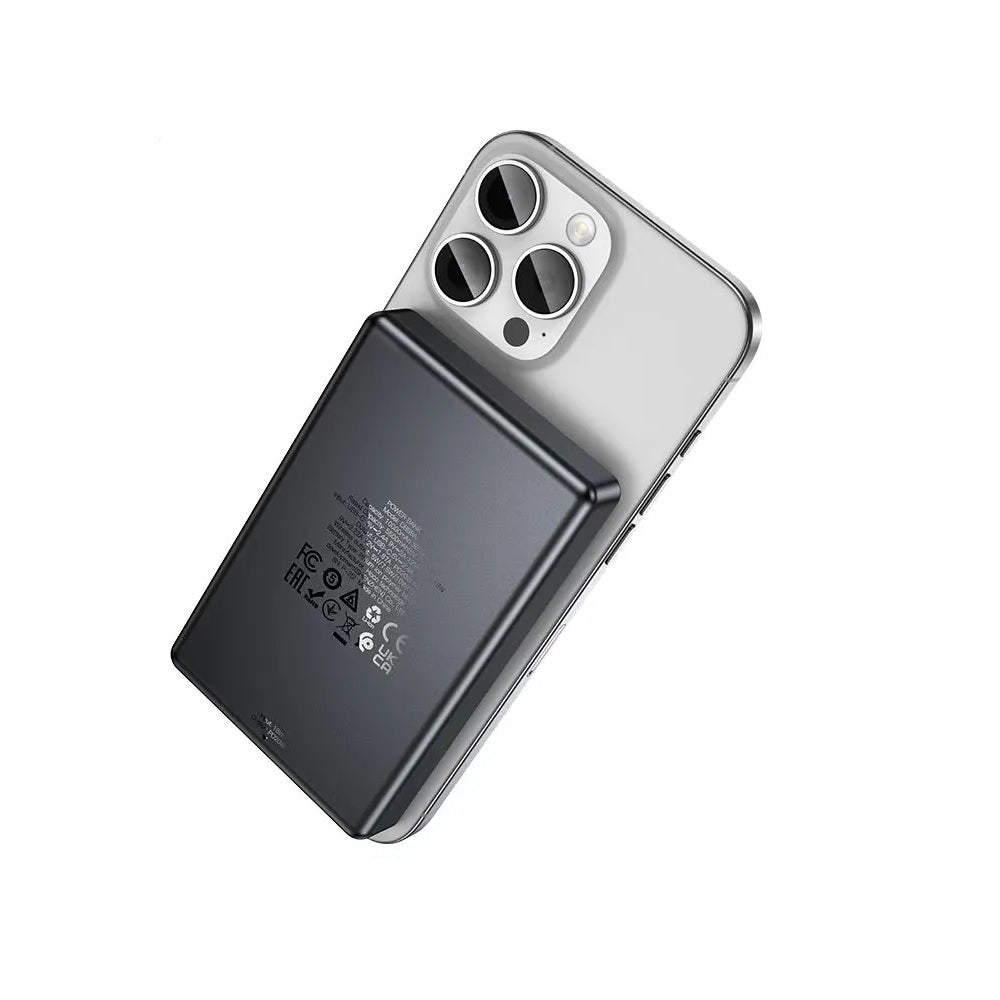 Power Bank Magsafe 10000mAh Hoco DB98A PD20W Metal Gris