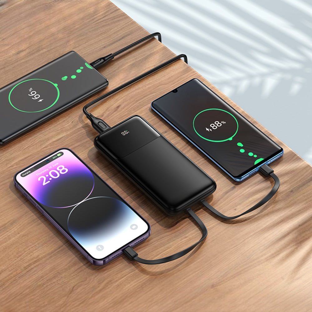 Power Bank 10000mAh Hoco DB99 PD20W 22.5W Negro