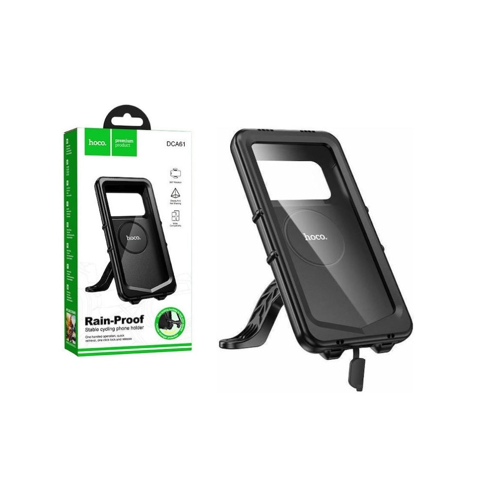 Soporte Celular para Moto Hoco DCA61 Funda Impermeable Negro