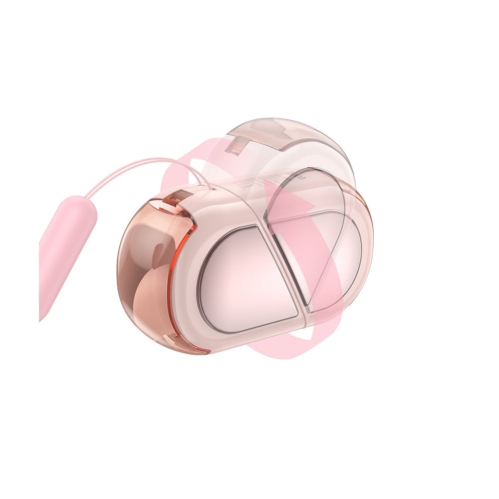 Audífonos Inalambricos Hoco DES39 Bluetooth Corazon Rosa