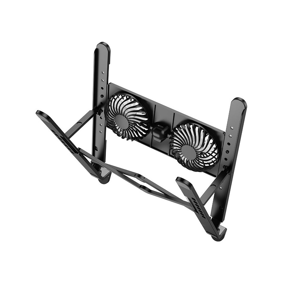 Soporte para Laptop Hoco DH17 Con Ventilacion Disipador Negro