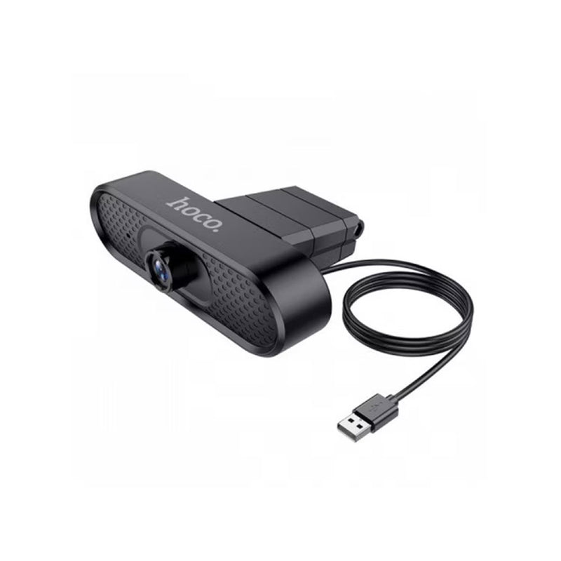 Web cam para PC Conexión USB 1080P HD Hoco DI01 Negro