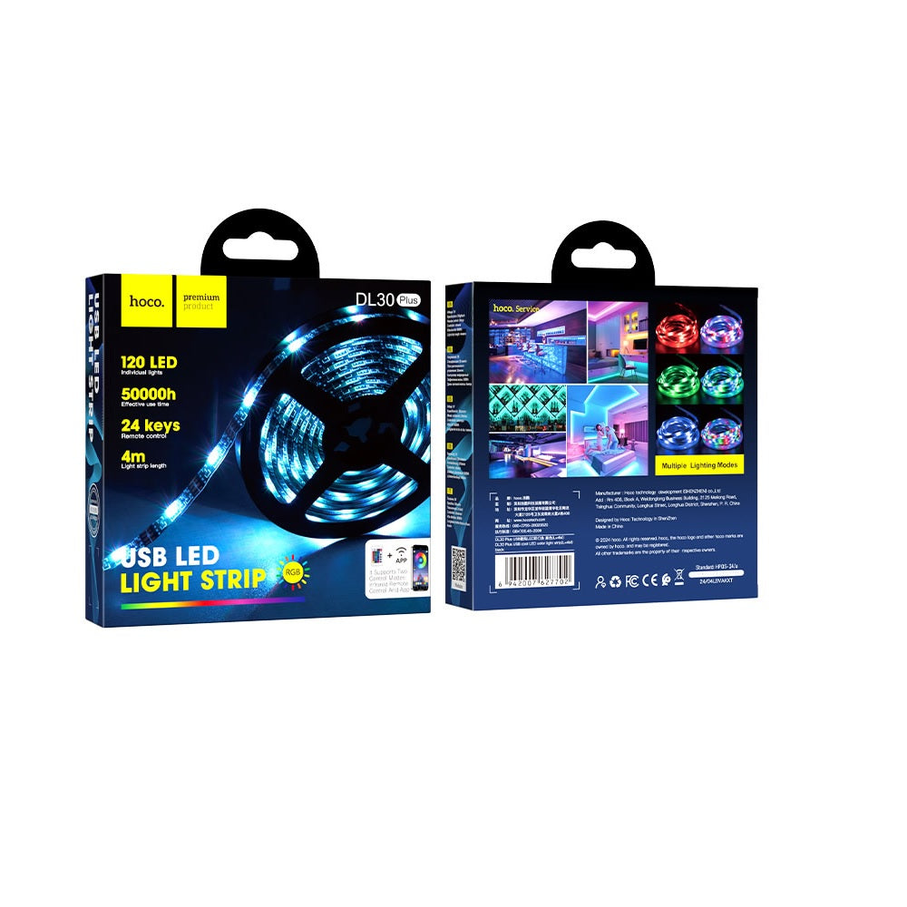 Tira de Luces LED RGB Inteligente 4M Hoco DL30 Plus