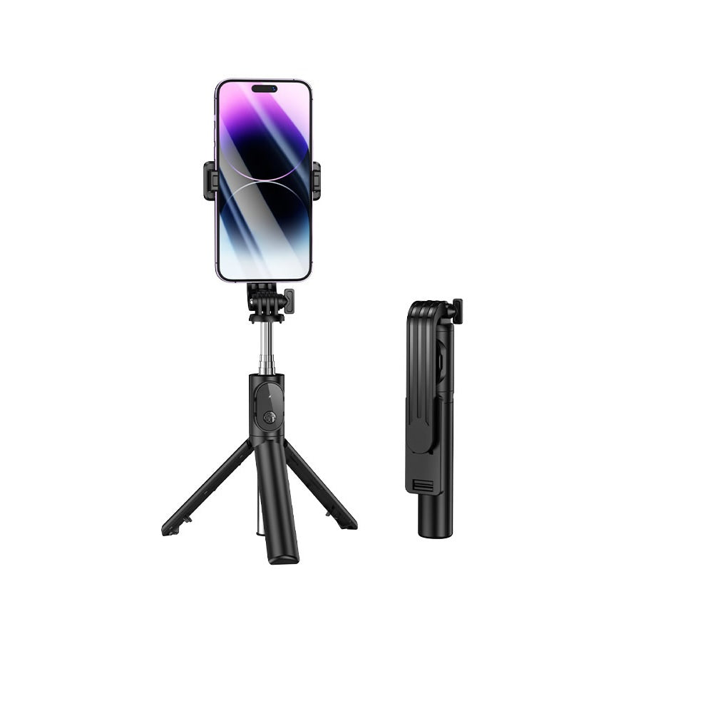 Baston Selfie Stick Tripode Telescopico Hoco DY05 Negro