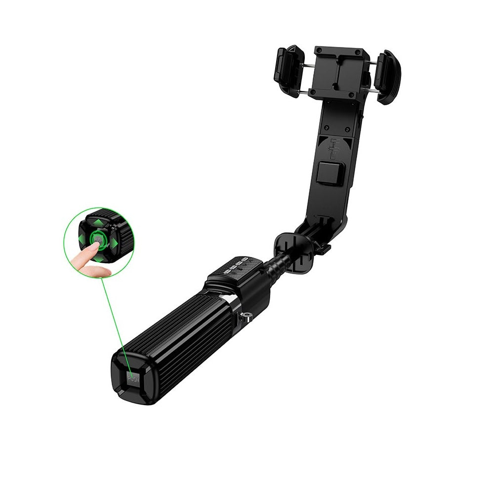 Soporte para celular Hoco DYY06 Palo Selfie Luz Negro