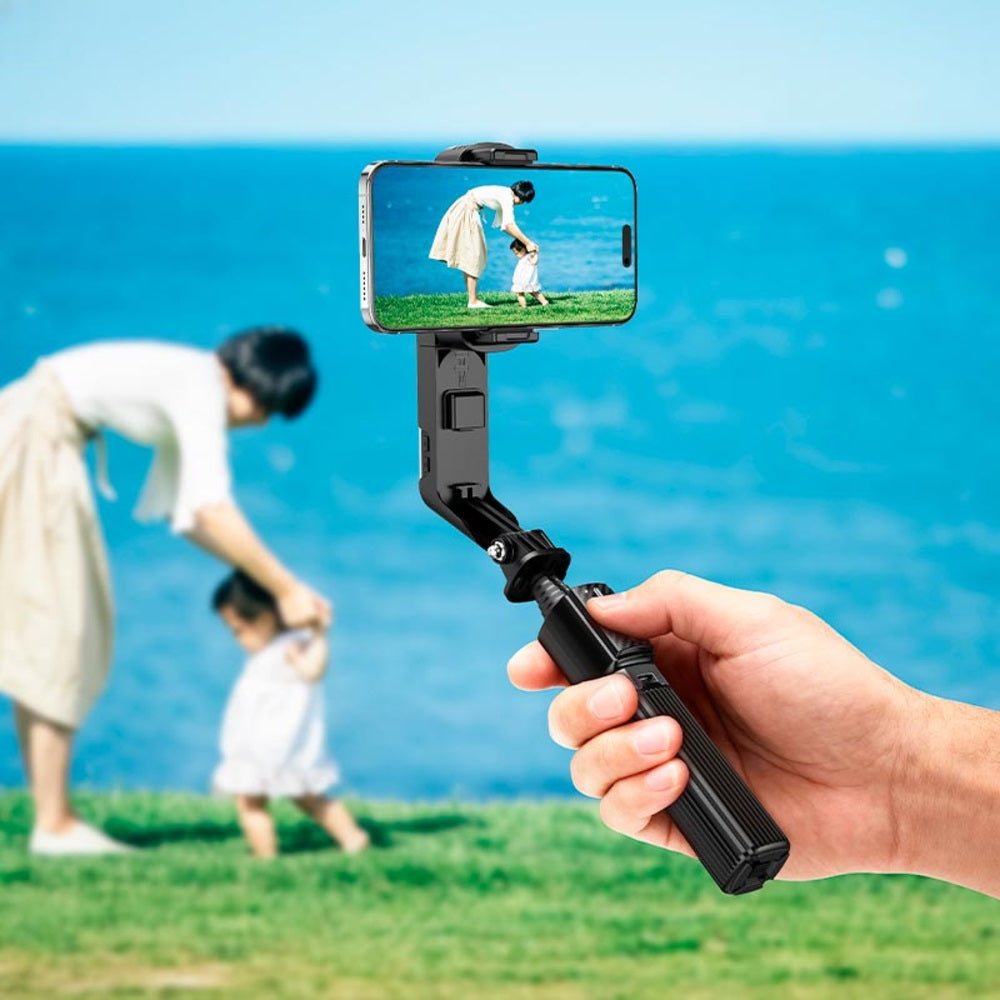 Soporte para celular Hoco DYY06 Palo Selfie Luz Negro