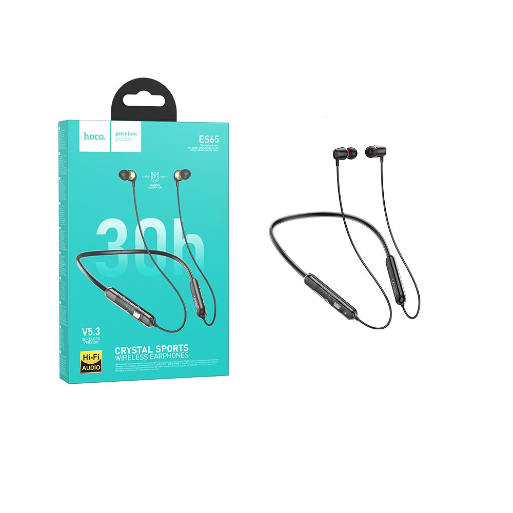 Audifonos Bluetooth Hoco ES65 Dream Sports Negro