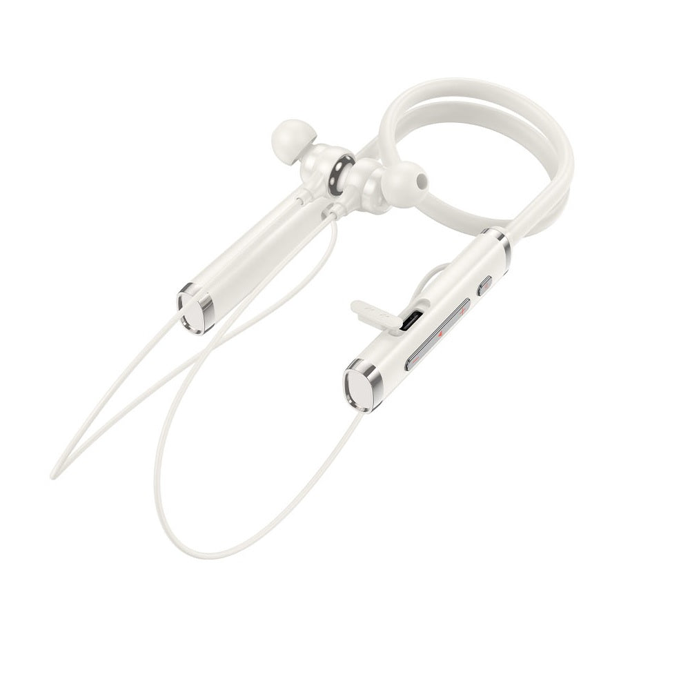 Audifonos Bluetooth Hoco ES72 Diadema Cuello Blanco