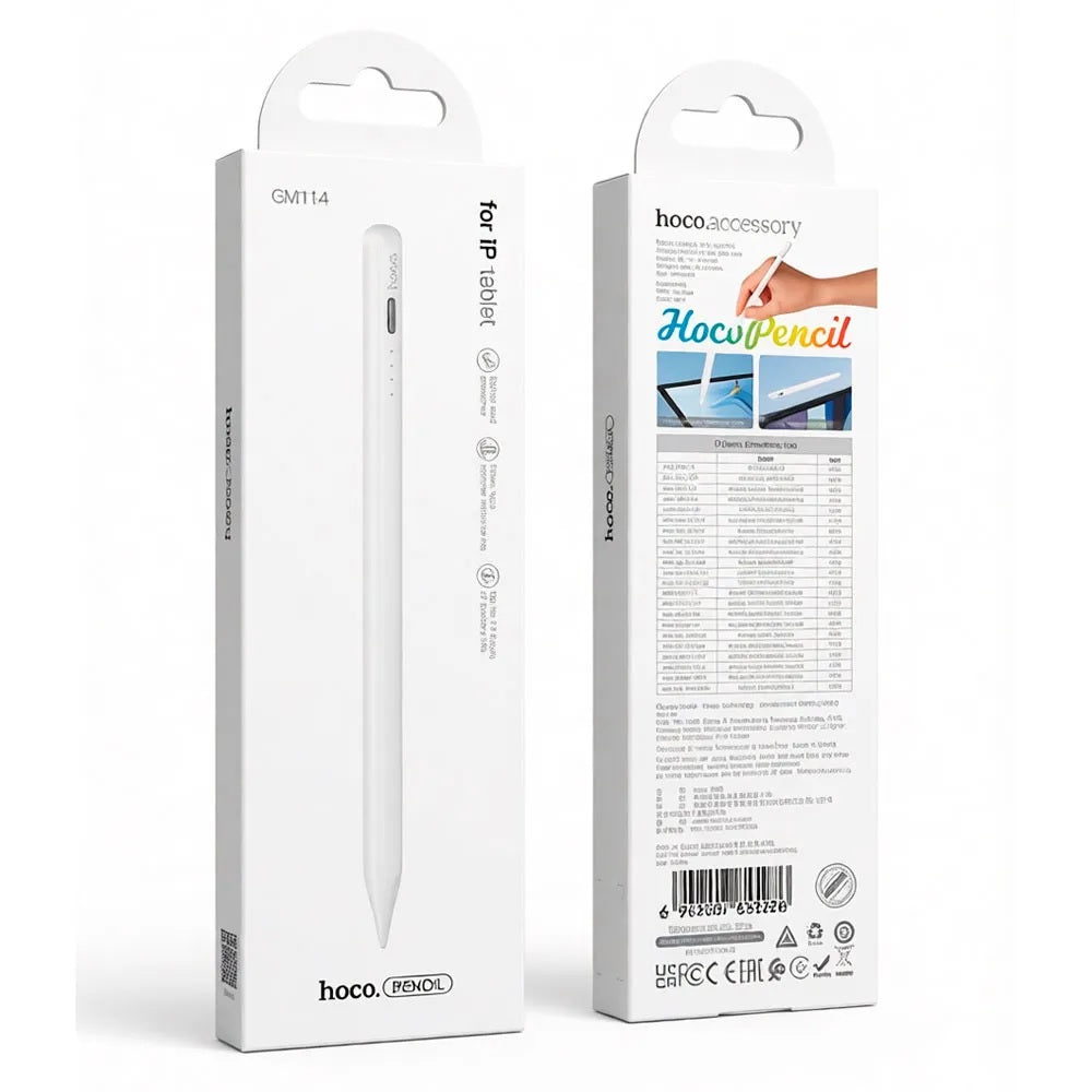 Lapiz Optico Activo CapacitivoHoco GM114 Blanco