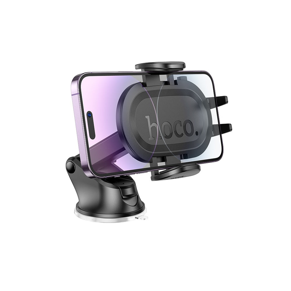 Soporte Celular para Auto Hoco H54 Brusco Push Tablero Negro