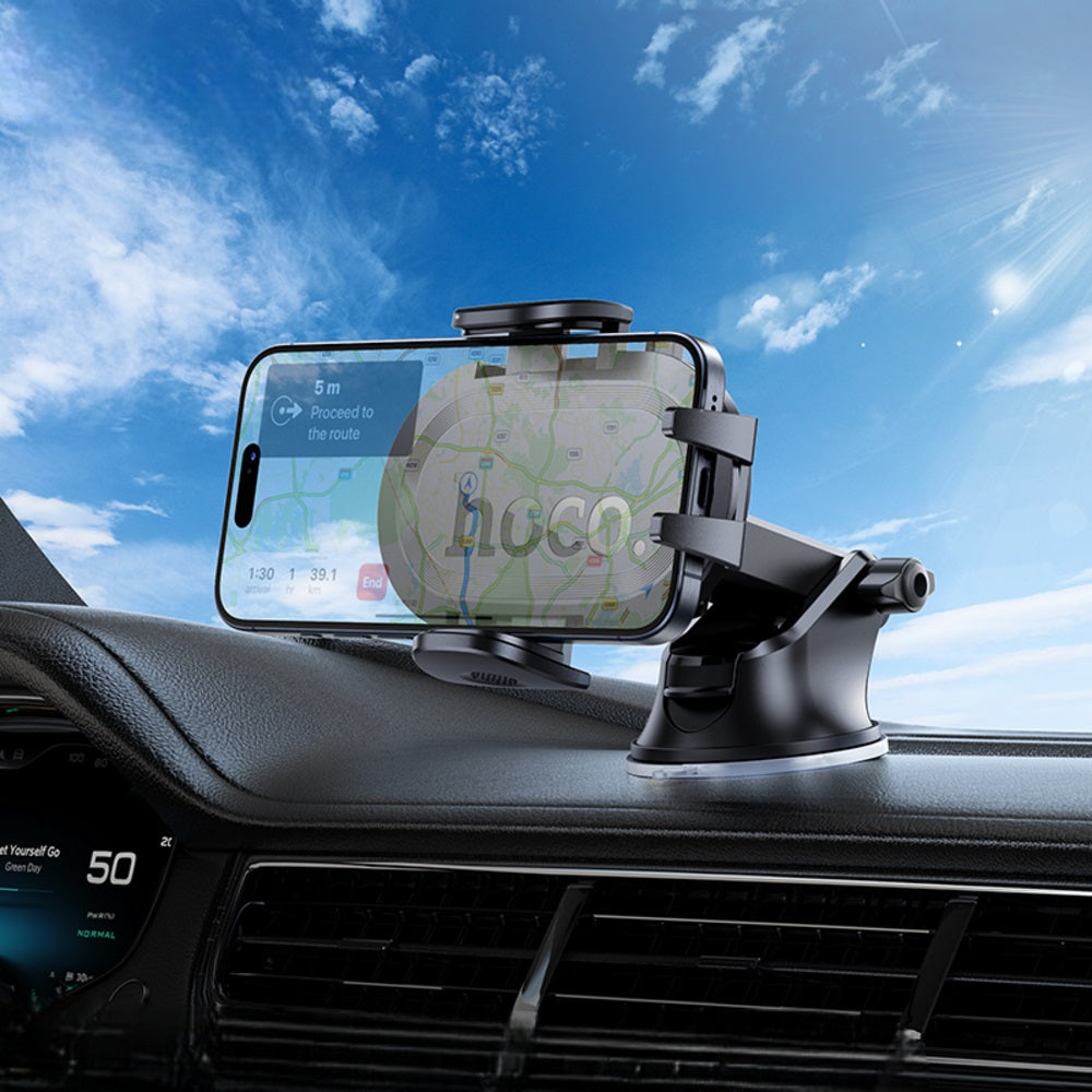 Soporte Celular para Auto Hoco H54 Brusco Push Tablero Negro