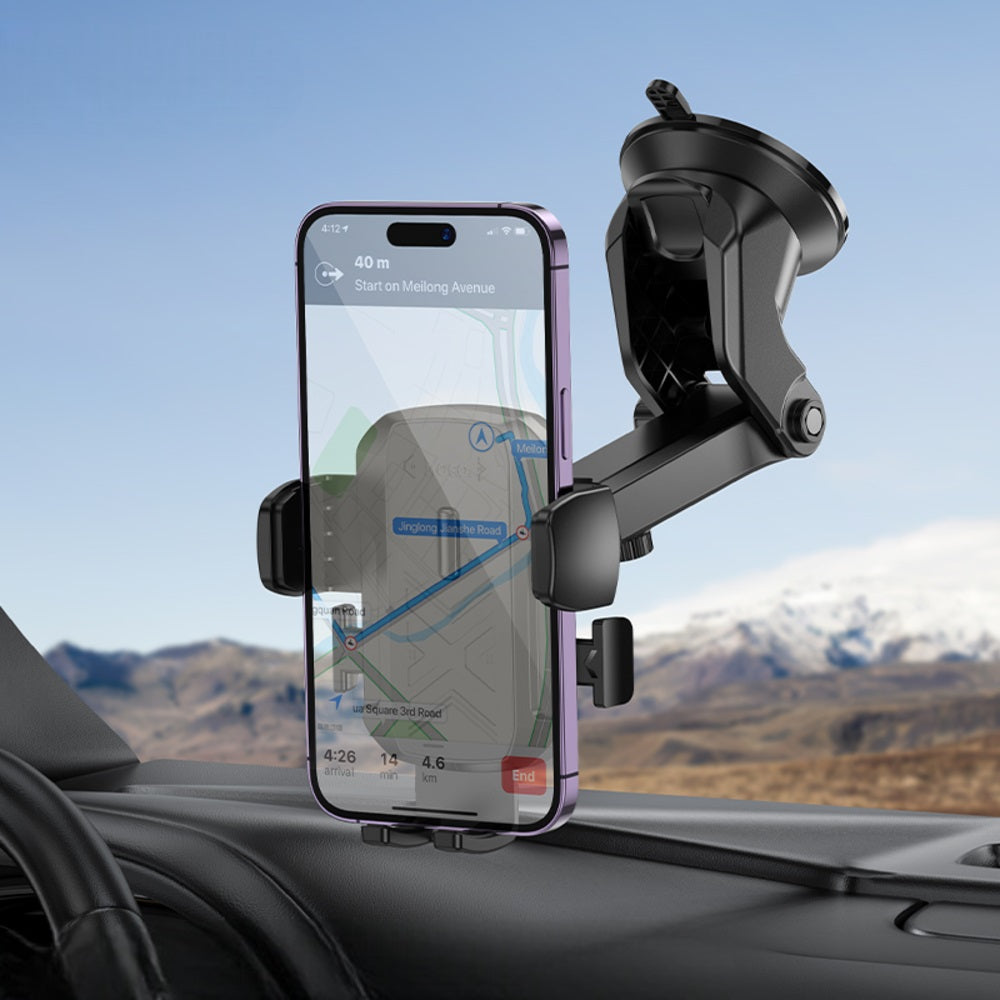 Soporte Celular para Auto Hoco H65 Gamble Tablero Negro