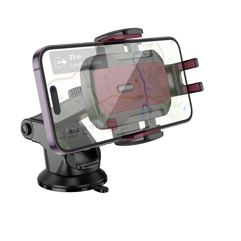 Soporte Celular para Auto Hoco H65 Gamble Tablero Rojo
