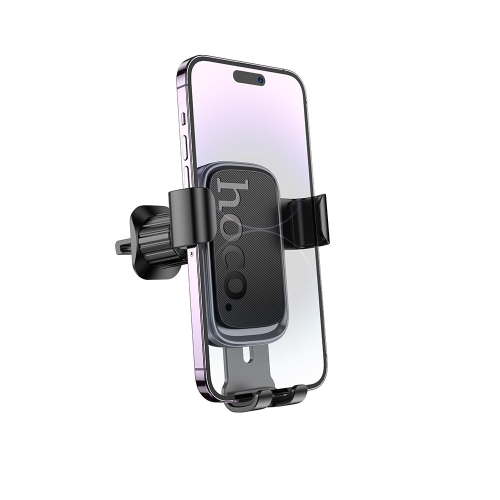 Soporte Celular para Auto Hoco H80 Rejilla Gravedad Negro
