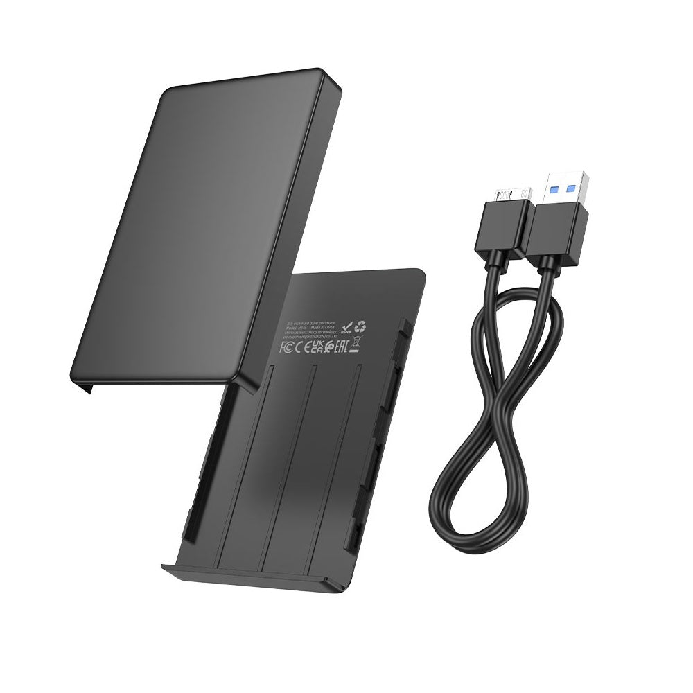 Case Disco Duro 2.5 SATA USB 3.0 5Gbps Hoco HB46 Negro