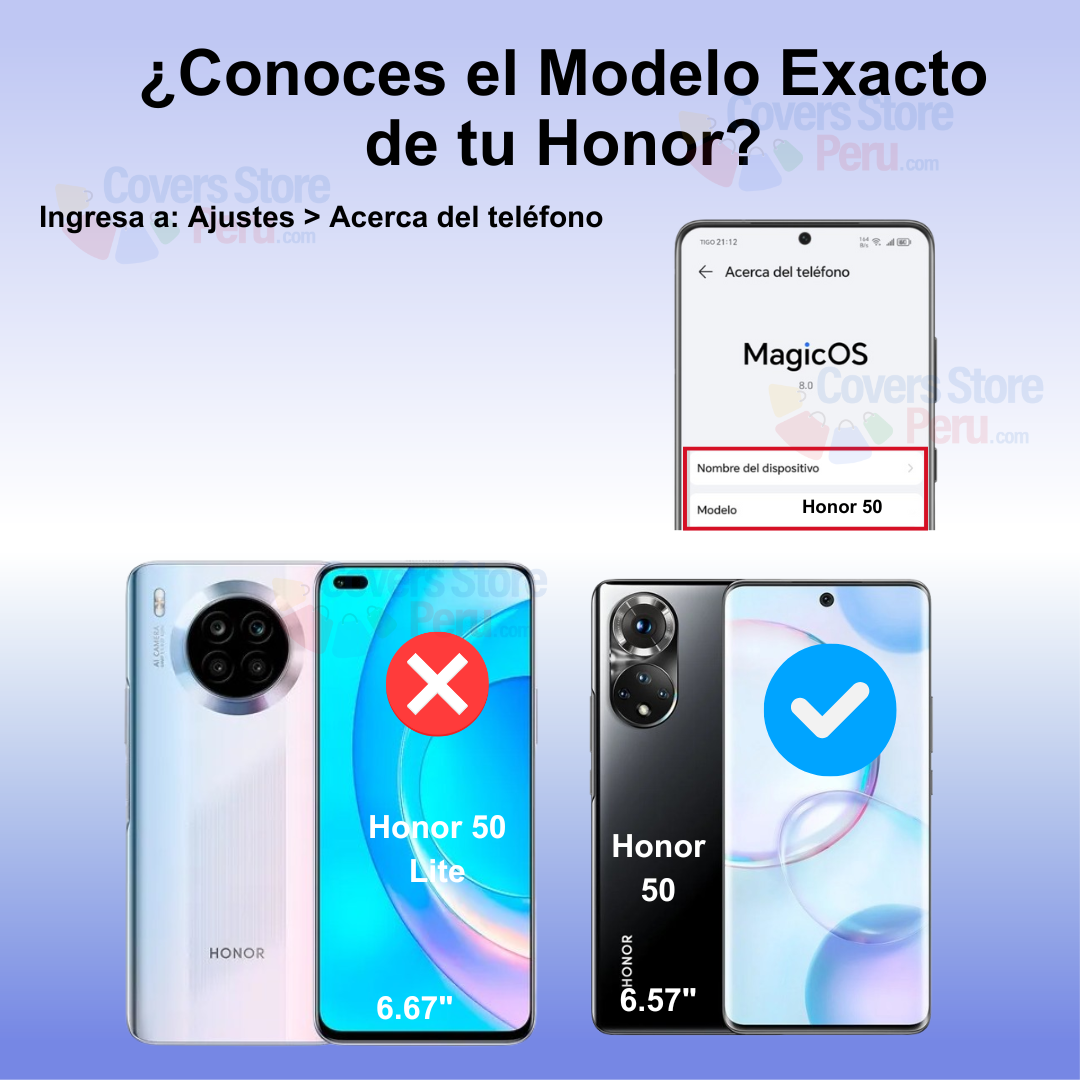 Mica para Honor 50 Cerámica Anti-Espía Antishock