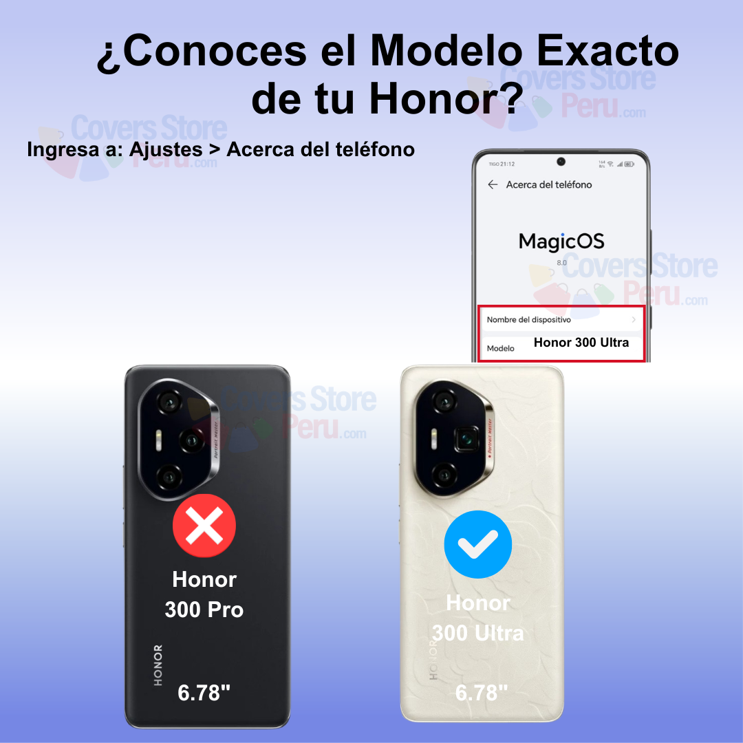 Funda Case para Honor 300 Ultra Ahumado Anillo Rojo