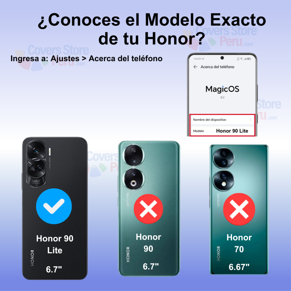 Funda para Honor 90 Lite Anillo Metálico Azul Antishock