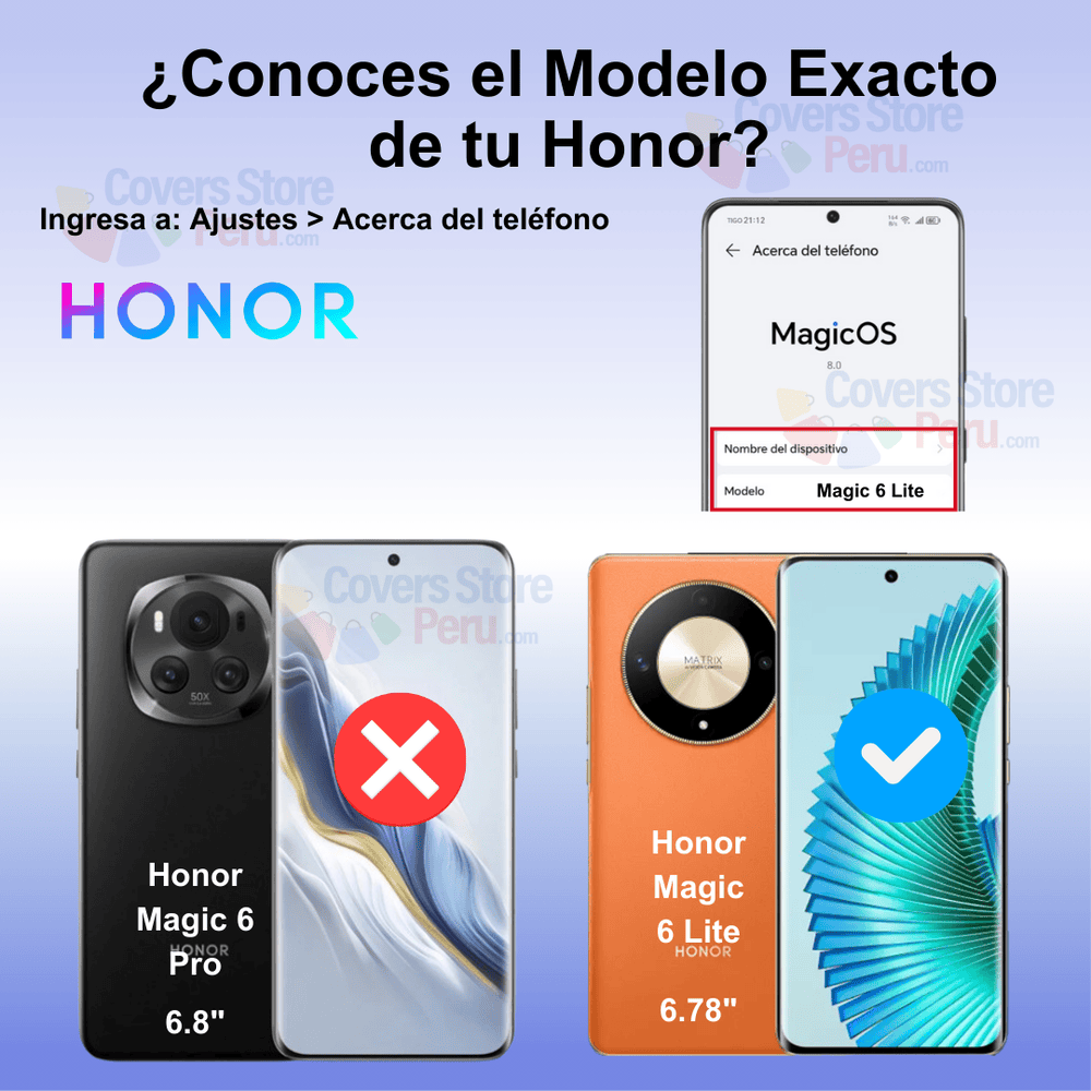 Mica Glass para Honor Magic 6 Lite Full Glue Curvo