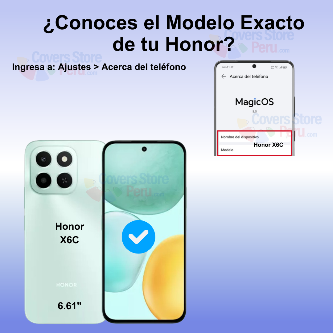Mica Protector para Honor X6C Vidrio Templado OG