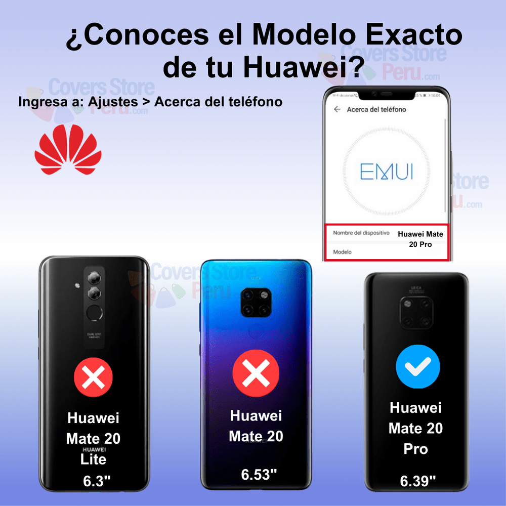 Funda Case para Huawei Mate 20 Pro TPU 100% Transparente