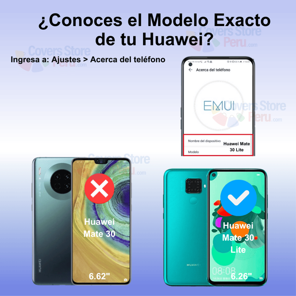 Mica para Huawei Mate 30 Lite Vidrio Templado Anti-Espía
