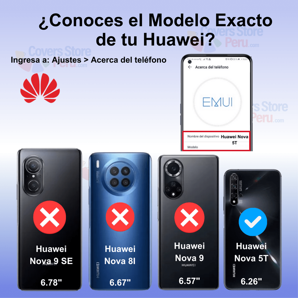 Funda para Huawei Nova 5T TPU 100% Transparente Antishock