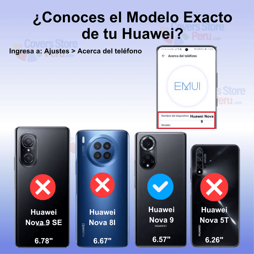 Funda para Huawei Nova 9 Ahumado con Anillo Rojo Antishock