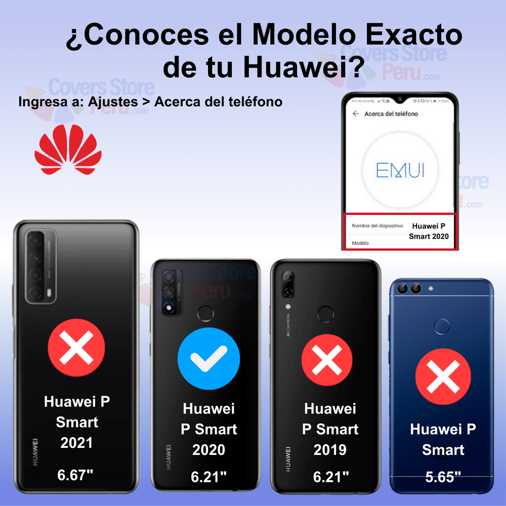 Funda para Huawei P Smart 2020 Ahumado Mate Negro Antishock