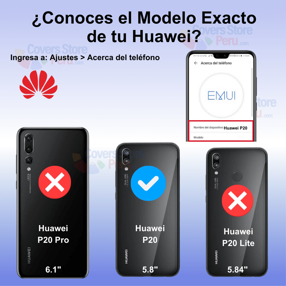 Funda Case para Huawei P20 TPU 100% Transparente Antishock