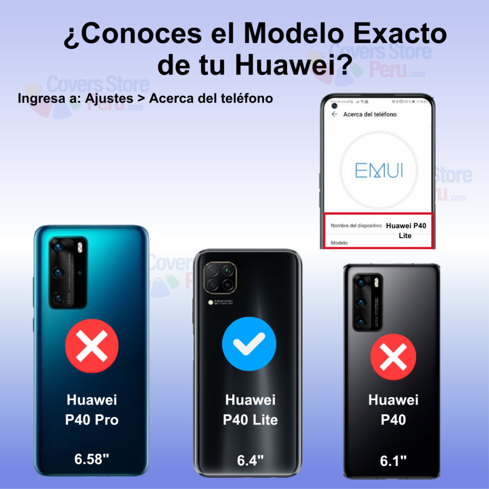 Funda para Huawei P40 Lite 4G Ahumado con Anillo Negro