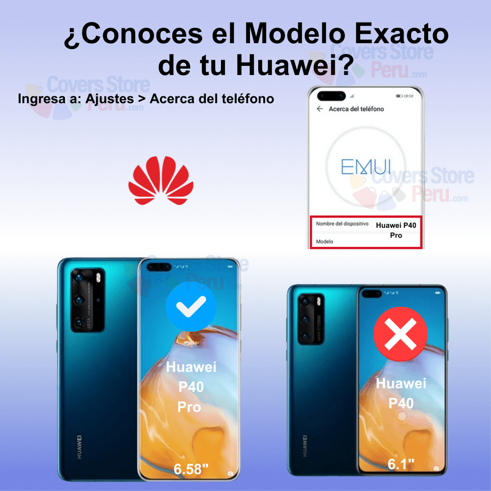 Mica para Huawei P40 Pro Protector Pantalla Vidrio 9D