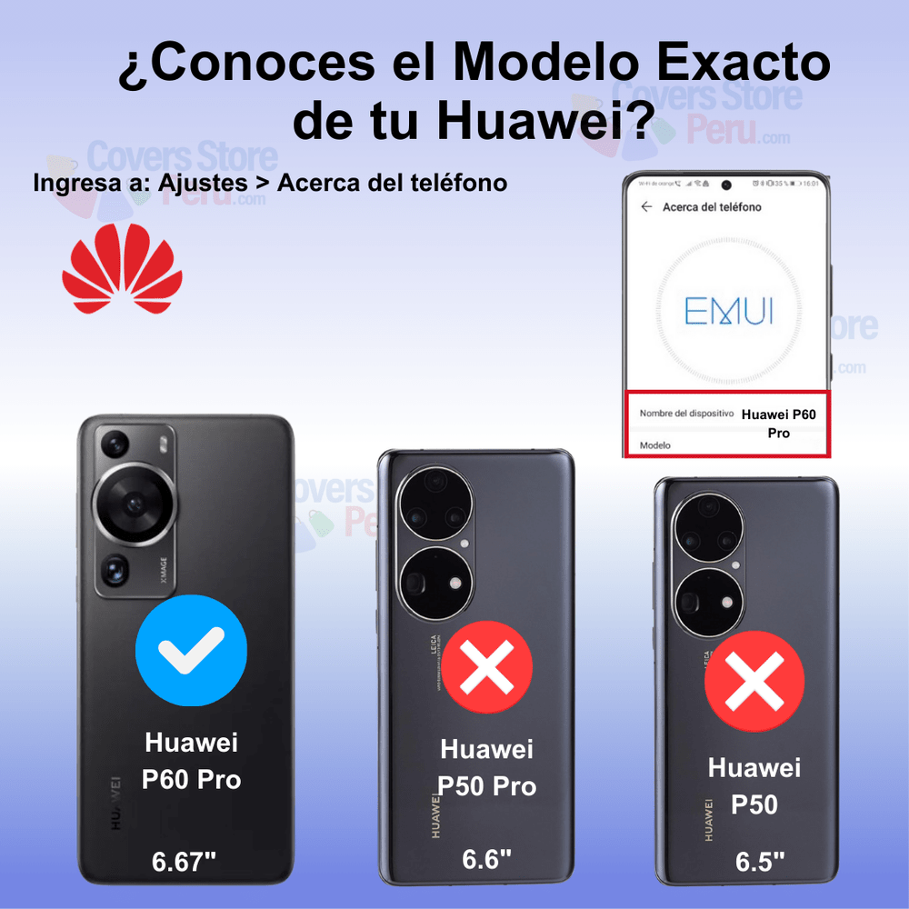 Funda para Huawei P60 Pro Soft Feeling Antishock Azul