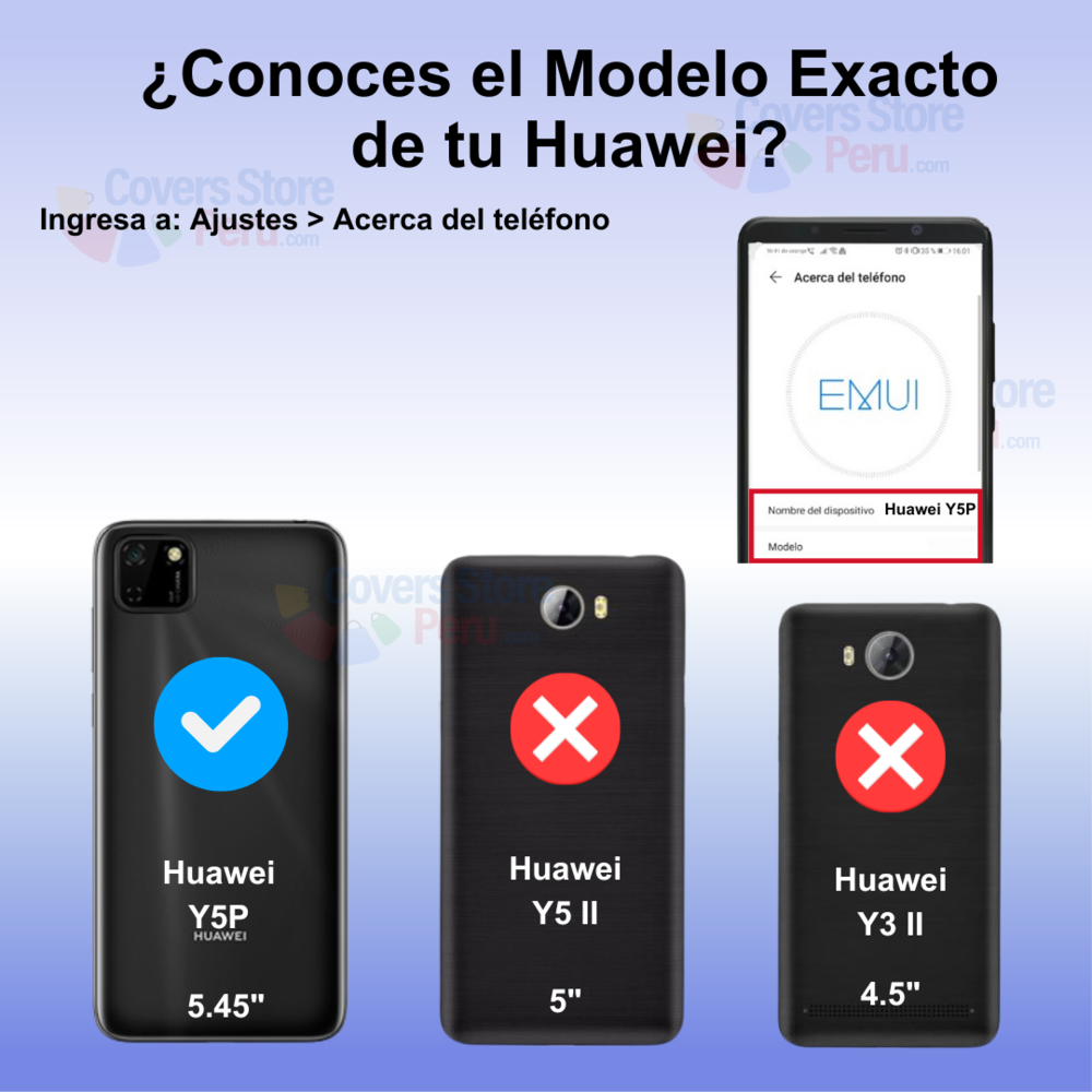 Funda para Huawei Y5P Ahumado con Anillo Rojo Antishock