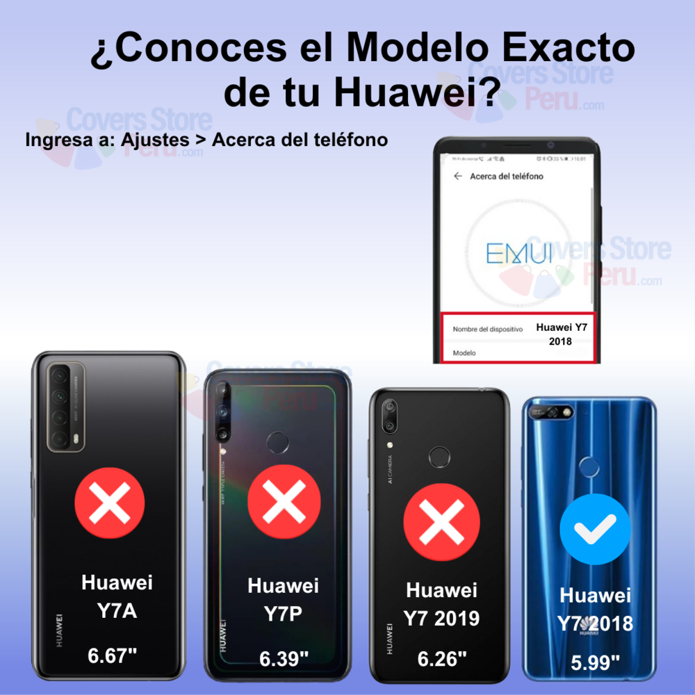 Funda para Huawei Y7 2018 Ahumado con Anillo Verde