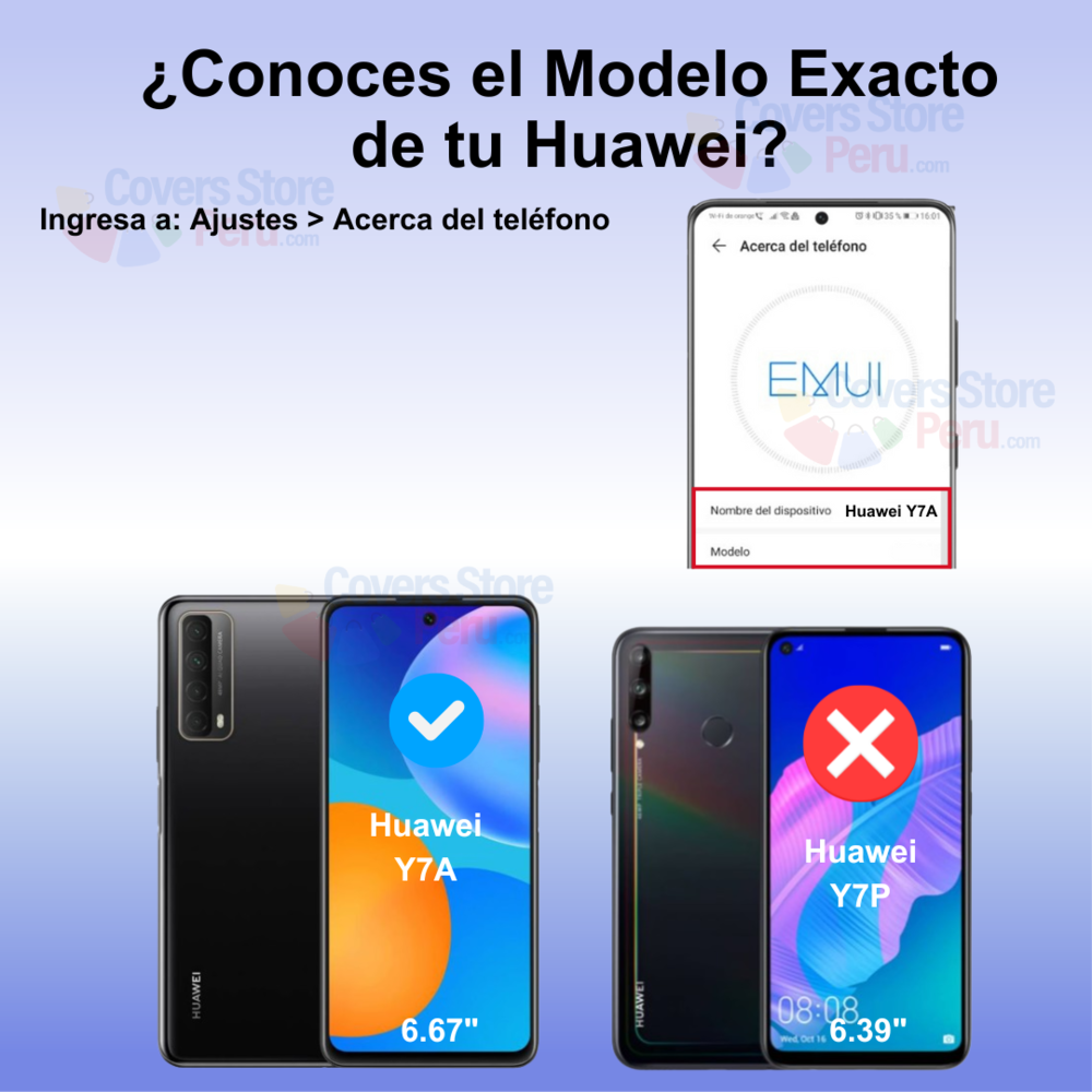 Mica Protector para Huawei Y7A Vidrio Templado OG