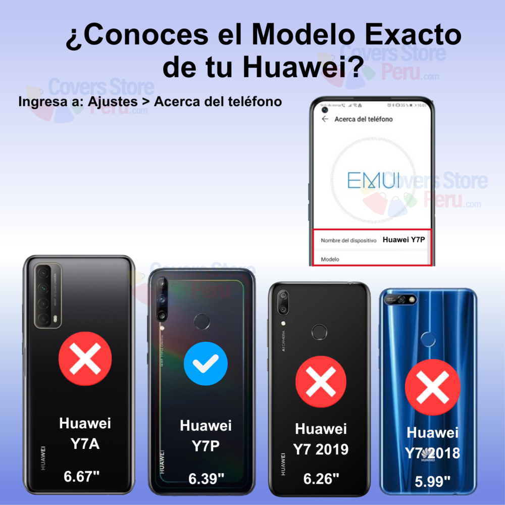 Funda Case para Huawei Y7P Flip Cover Lila