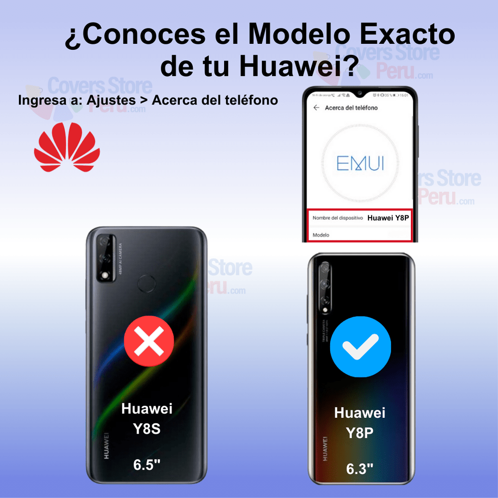 Funda Case para Huawei Y8P TPU 100% Transparente Antishock