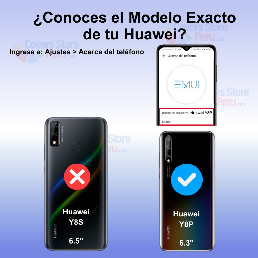 Funda para Huawei Y8P Ahumado con Anillo Azul Antishock